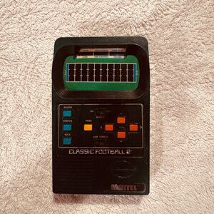 Vintage Mattel Classic Football Handheld Electronic Game 2002 - Tested & Working